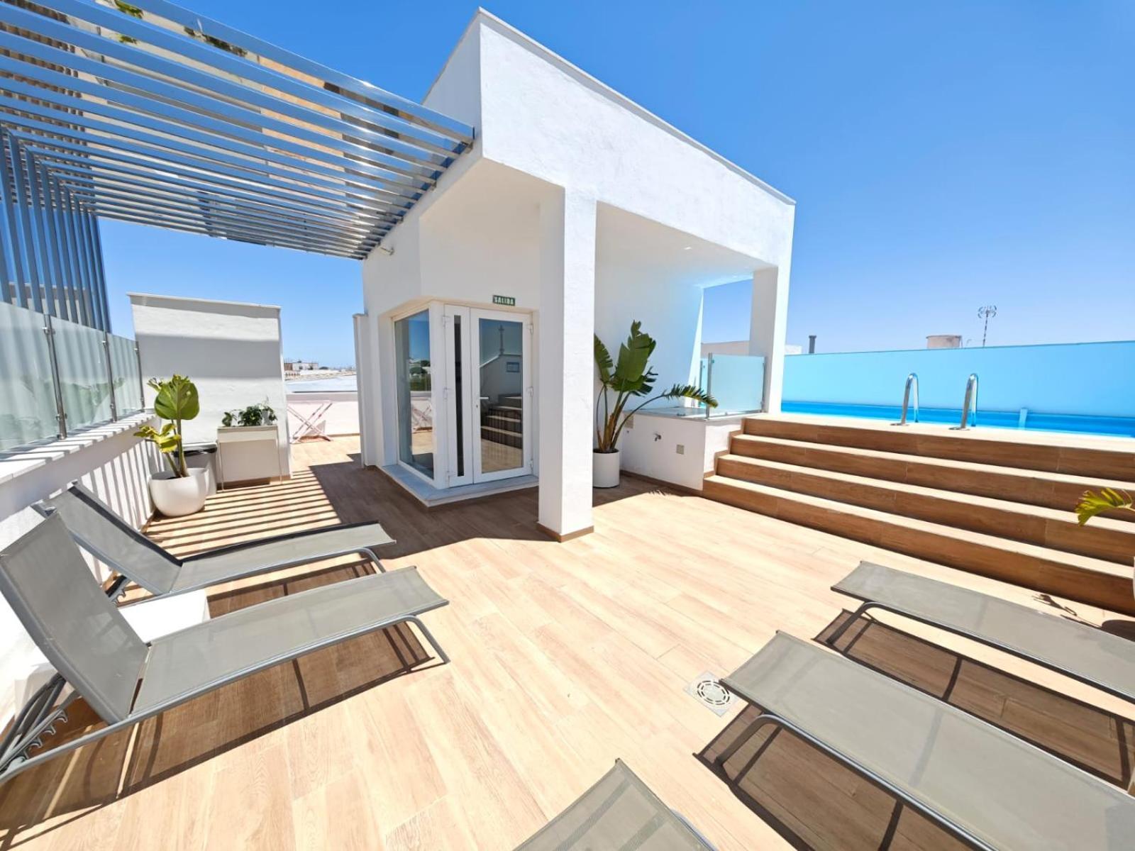 Apartamento Nuevo En Planta Baja A Con Piscina Y Solarium Barbate Ngoại thất bức ảnh